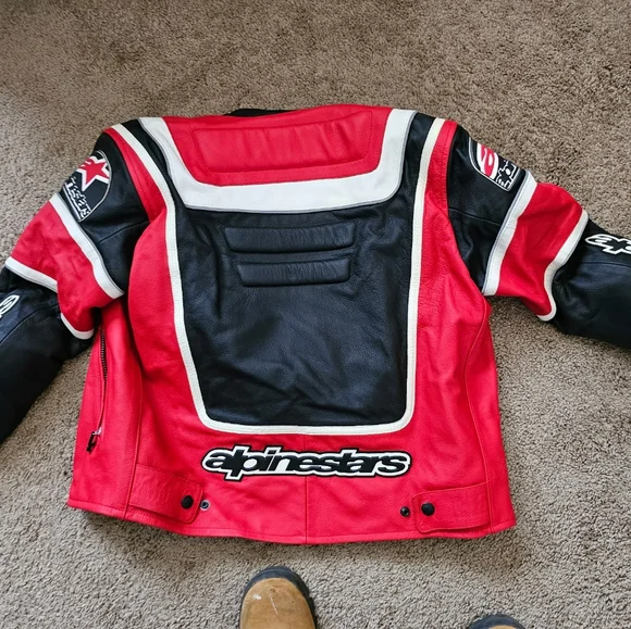 Alpinestars Red and Black Racing Jacket